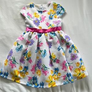 cute floral print dress 4t